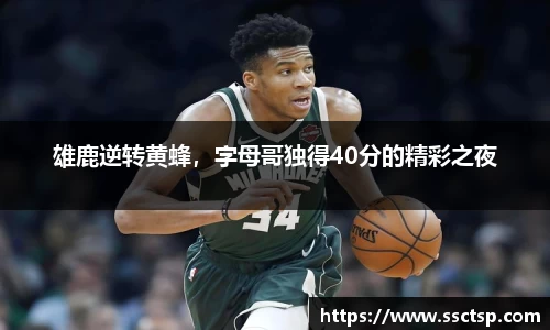 雄鹿逆转黄蜂，字母哥独得40分的精彩之夜